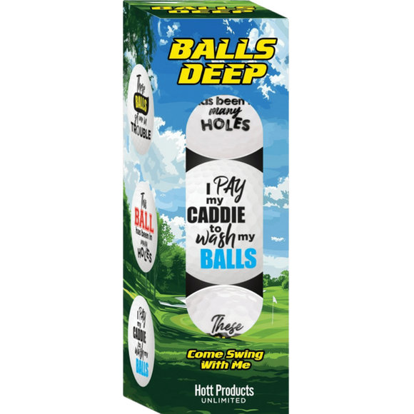 Balls Deep - Novelty Golf Balls-HP-3735