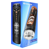 Warrior - Thrusting Male Masturbator (Black)-JE-F019