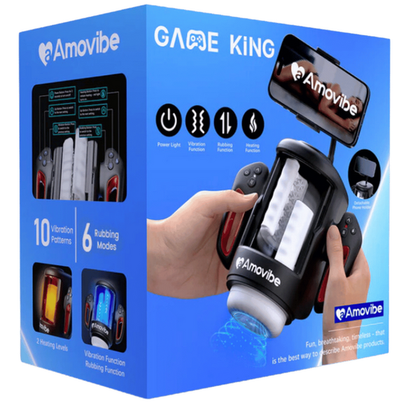 Game King - Rubbing Male Masturbator (Black)-JE-F023