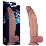12'' Vibrating Dual Density Power Cock (Flesh)-LV110207