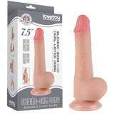 7.5'' Sliding Skin Dual Layer Dong (Flesh)-LV317203