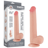 9'' Sliding Skin Dual Layer Dong (Flesh)-LV317210