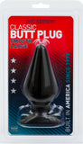 Butt Plug - Smooth - Large (Black)