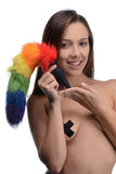 Rainbow Tail Silicone Butt Plug