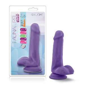 Au Natural Bold Delight 6in Dildo Purple