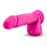 Au Natural Bold Hero 8in Dildo Pink