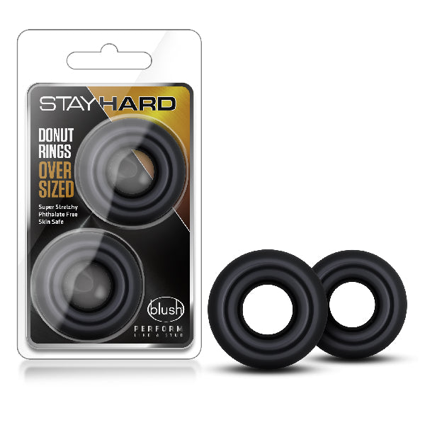 Stay Hard Donut Rings Oversized Black – The Toolshed AU