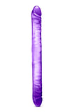 B Yours Double Dildo Purple 18in