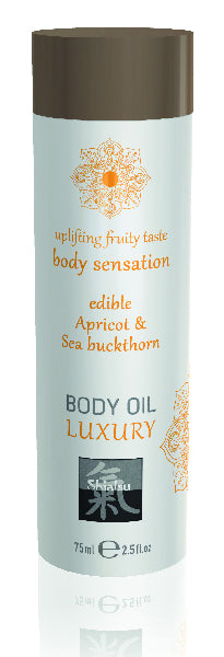 Shiatsu Luxury Body Oil Edible Apricot & Sea Buckthorn