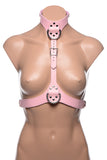 Miss Behaved Pink Chest Harness