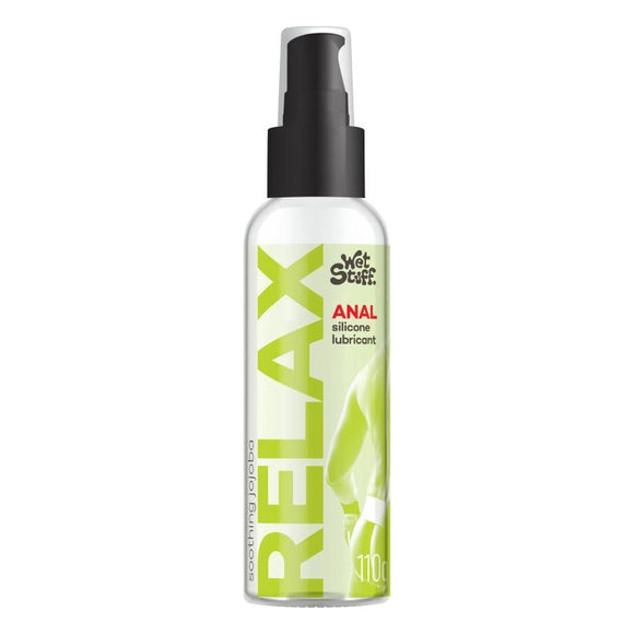 Wet Stuff Relax Anal Silicone Lubricant Pump Top 110g