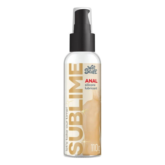 Wet Stuff Sublime Anal Silicone Lubricant Pump Top 110g
