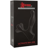 Ultimate Rim Job - Silicone Prostate Massager With Rotating Ridges