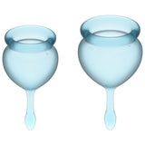Feel Good Menstrual Cup  Light Blue 2pcs
