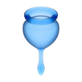 Feel Good Menstrual Cup  Light Blue 2pcs