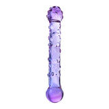 Sexus Glass Dildo Duo Purple 19.6cm