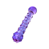 Sexus Glass Dildo Duo Purple 19.6cm