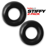 Hunky Junk Stiffy 2 Pc Bulge Cockrings Tar Ice