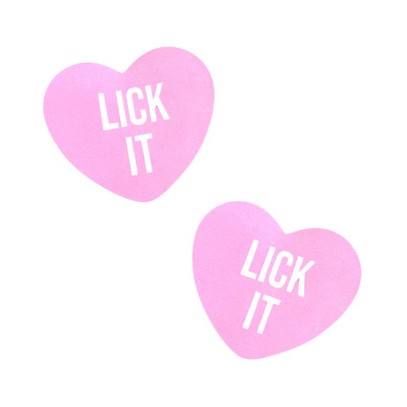 Lick It Love Heart Pasties