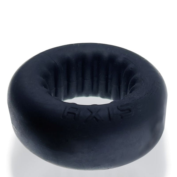 Axis Rib Griphold Cockring Black Ice