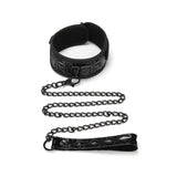 Whip Smart Diamond Collar & Leash Black