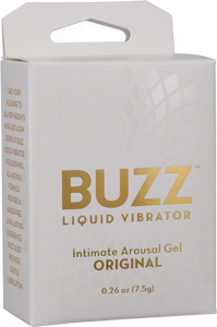 Original Liquid Vibrator - Intimate Arousal Gel - 0.26 Oz. - White, Gold