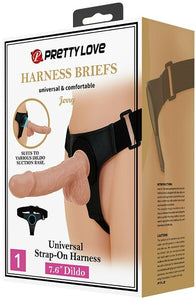 Universal Strap-On Harness (7.6" Dildo)