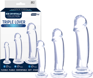 Triple Lover 3 In 1 Training Kit (Clear)